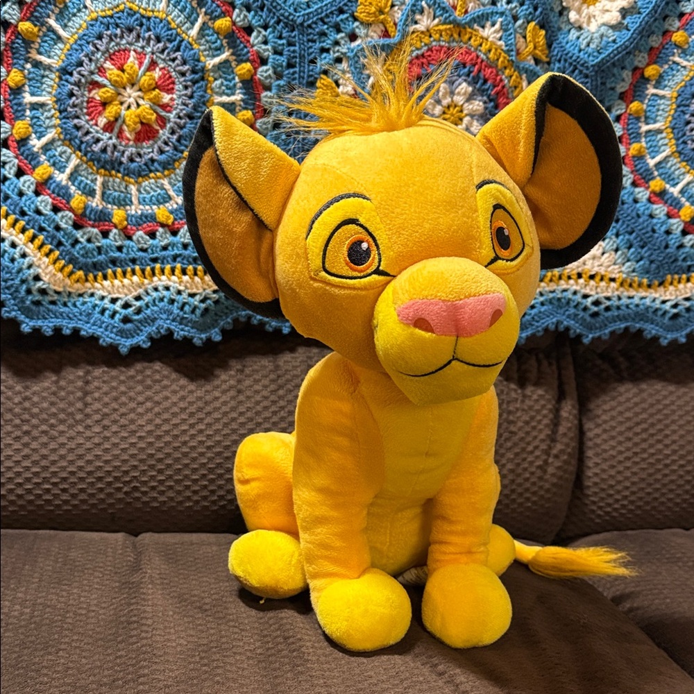 SIMBA Plush Stuffed Animal The Lion King Disney Large 13" Disney Plushies